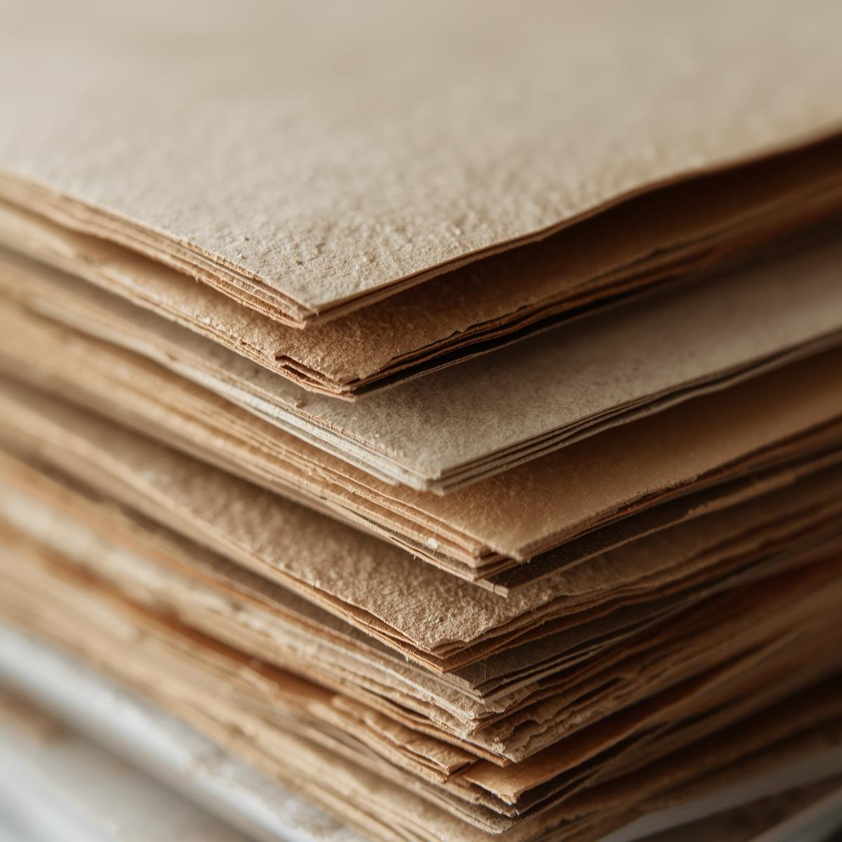 Gerecycled Papier & Karton